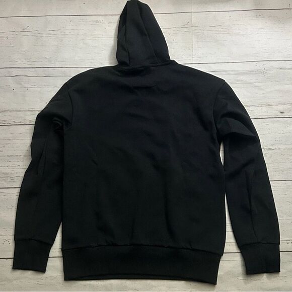 Adidas Juventus NASA Italy USA Seasonal Doubleknit Flag Hoodie Black Mens Small - Picture 2 of 9